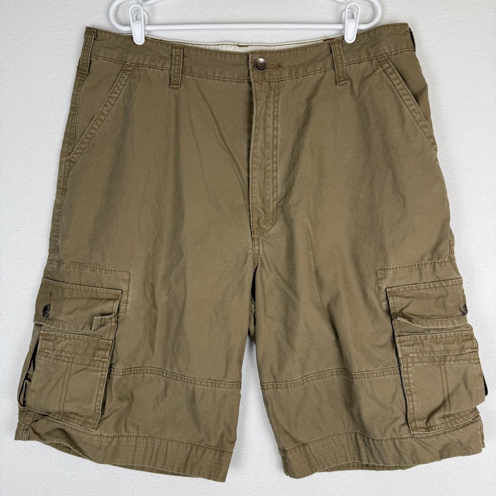 Levi's Cargo Shorts Mens 39 Brown‎ Utility Y2K Baggy Skateboard Blokecore